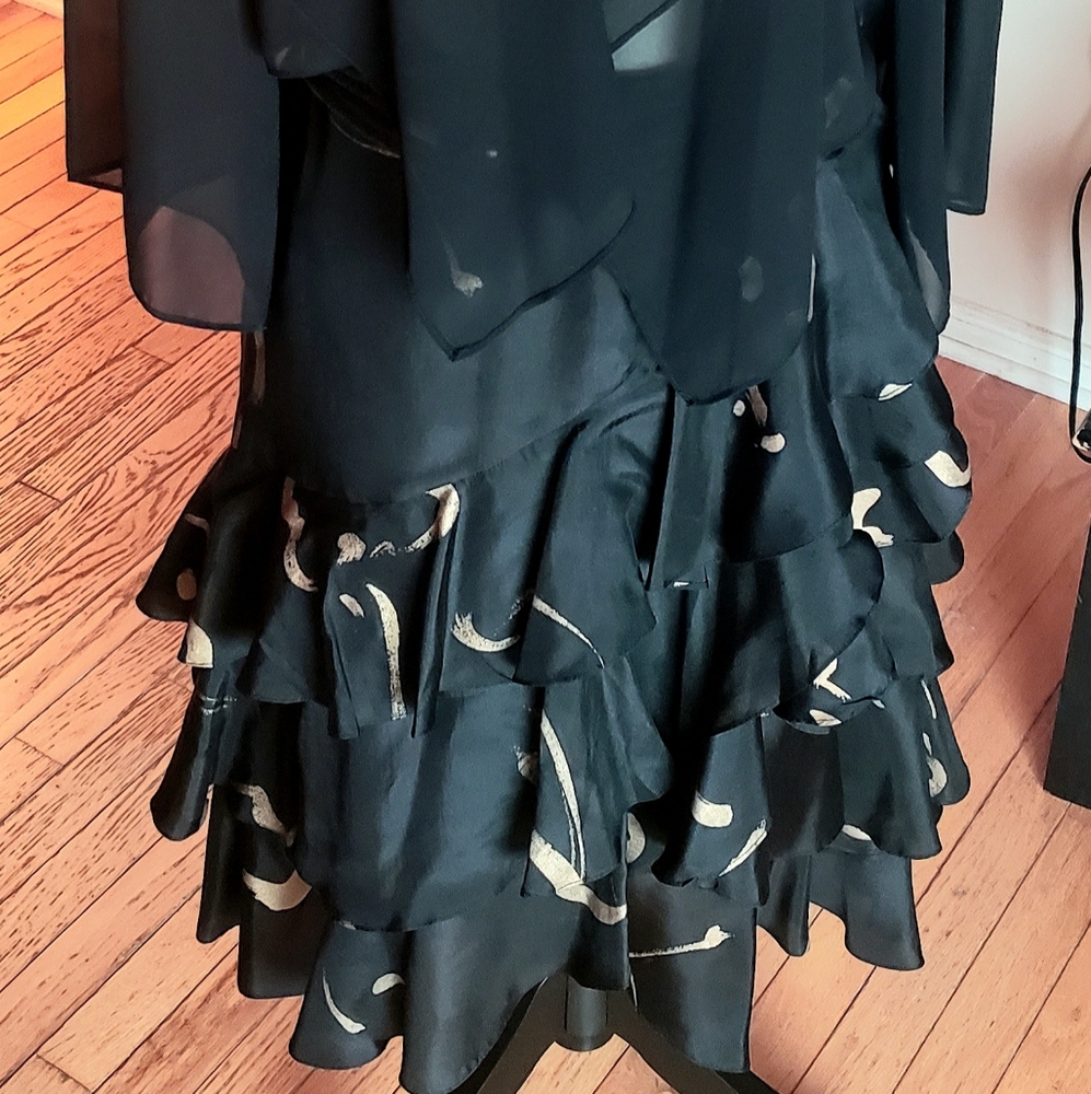 Stunning Tiered Ralph Lauren Assymetrical Skirt